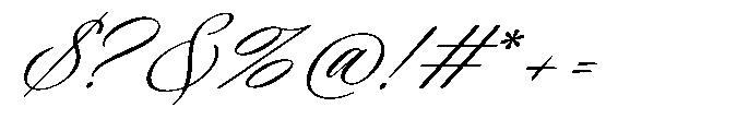 Todaya Scriptua Light Font OTHER CHARS