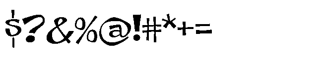 Toe Beans PB Font OTHER CHARS