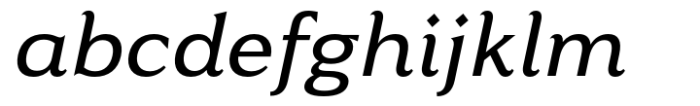 Toffee Medium Italic Font LOWERCASE