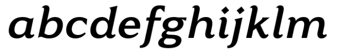 Toffee Semi Bold Italic Font LOWERCASE