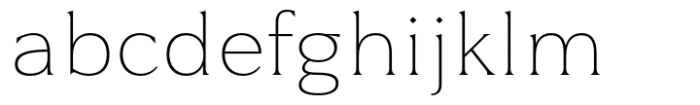 Toffee Thin Font LOWERCASE