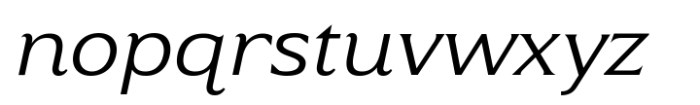 Toffee Variable Italic Font LOWERCASE