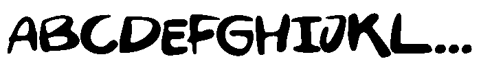 Tofu Chips Font UPPERCASE