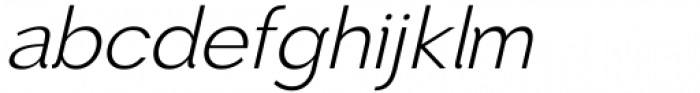 Toiban Light Italic Font LOWERCASE