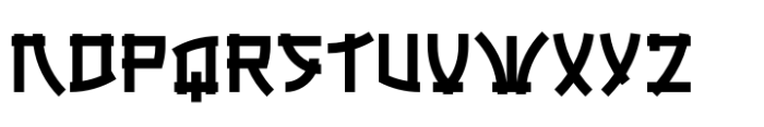 Tokugawa Regular Font UPPERCASE