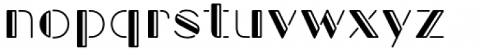 Tokyo Olive Half Open Font LOWERCASE