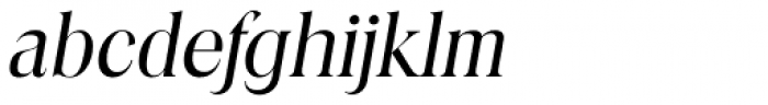 Toledo Serial Italic Font LOWERCASE