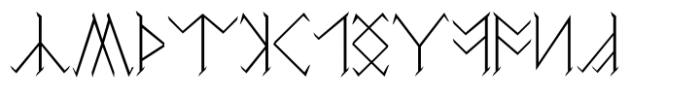 Tolkien Certar Font UPPERCASE