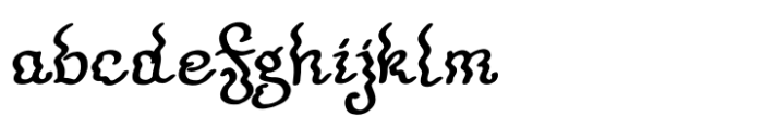 Tolkiens Christmas Regular Font LOWERCASE
