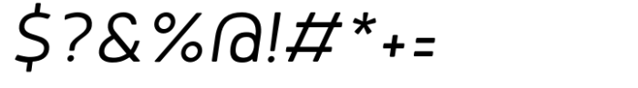 Tollys Light Italic Font OTHER CHARS
