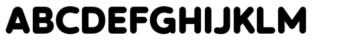 Tollys Rounded Black Font UPPERCASE
