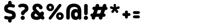Tollys Rounded Bold Font OTHER CHARS