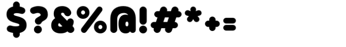 Tollys Rounded ExtraBlack Font OTHER CHARS