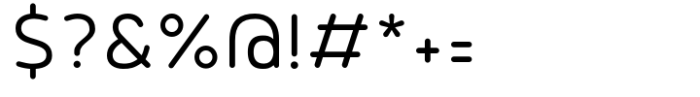 Tollys Rounded Light Font OTHER CHARS
