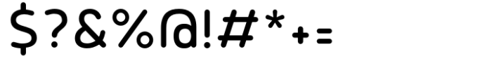 Tollys Rounded SemiLight Font OTHER CHARS