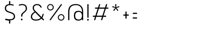 Tollys Slim Rounded Extra Light Font OTHER CHARS