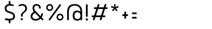 Tollys Slim Rounded Light Font OTHER CHARS