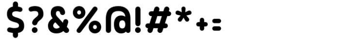 Tollys Slim Rounded Medium Font OTHER CHARS