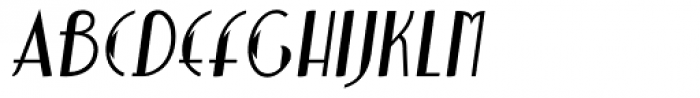 Tolstoy Oblique Font UPPERCASE