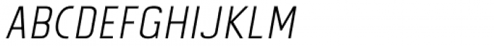 Tolyer No.2 Light Italic Font LOWERCASE