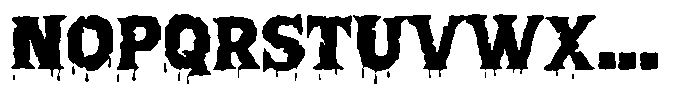 Tomb Stoner 667 Font LOWERCASE