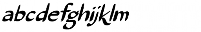 Tombouctou Italic Font LOWERCASE