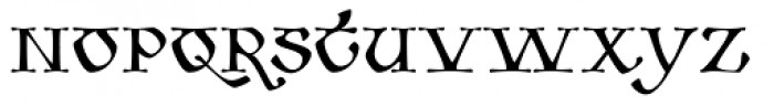Tomism Font LOWERCASE