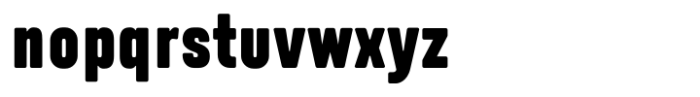 Tomkin Condense Black Font LOWERCASE