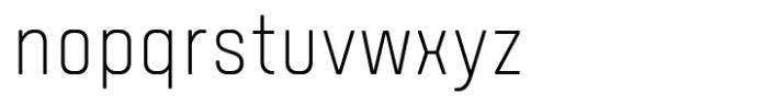 Tomkin Condense ExtraLight Font LOWERCASE
