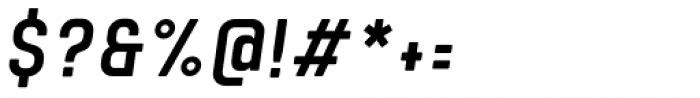Tomkin Condense Medium Italic Font OTHER CHARS