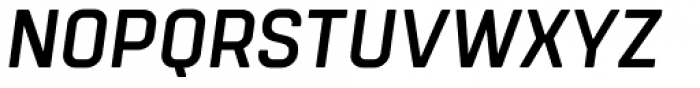 Tomkin Medium Italic Font UPPERCASE