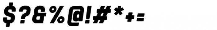 Tomkin Narrow Black Italic Font OTHER CHARS