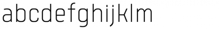 Tomkin Narrow ExtraLight Font LOWERCASE