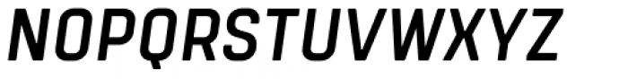 Tomkin Narrow Medium Italic Font UPPERCASE