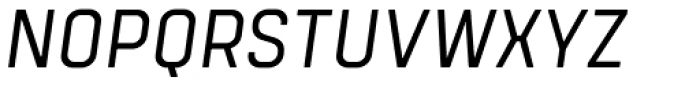 Tomkin Narrow SemiLight Italic Font UPPERCASE