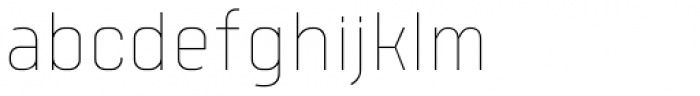 Tomkin Narrow Thin Font LOWERCASE