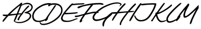 Tommi Handwriting Font UPPERCASE
