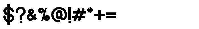 Toniva Regular Font OTHER CHARS