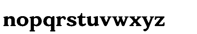 Tonkin Serif Bold Font LOWERCASE