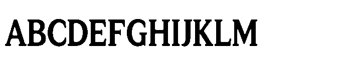 Tonkin Serif Condensed Bold Font UPPERCASE