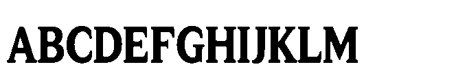 Tonkin Serif Condensed Extra Bold Font UPPERCASE