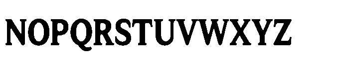 Tonkin Serif Condensed Extra Bold Font UPPERCASE
