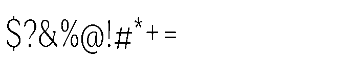 Tonkin Serif Condensed Extra Light Font OTHER CHARS
