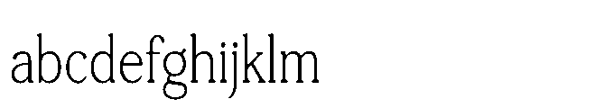 Tonkin Serif Condensed Extra Light FONT