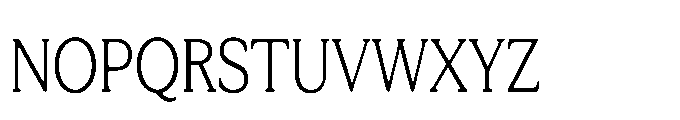 Tonkin Serif Condensed Light Font UPPERCASE