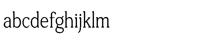 Tonkin Serif Condensed Light FONT