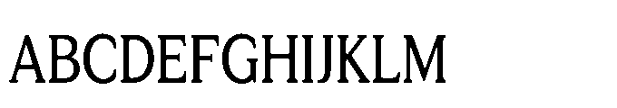 Tonkin Serif Condensed Medium Font UPPERCASE