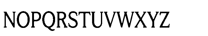 Tonkin Serif Condensed Medium Font UPPERCASE