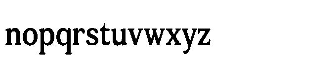 Tonkin Serif Condensed Semi Bold Font LOWERCASE