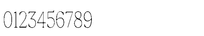 Tonkin Serif Condensed Thin Font OTHER CHARS